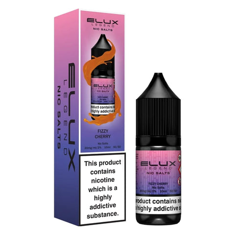 Elux Nic Salt (Legend Salts) E-Liquids - Fizzy Cherry - 10mg